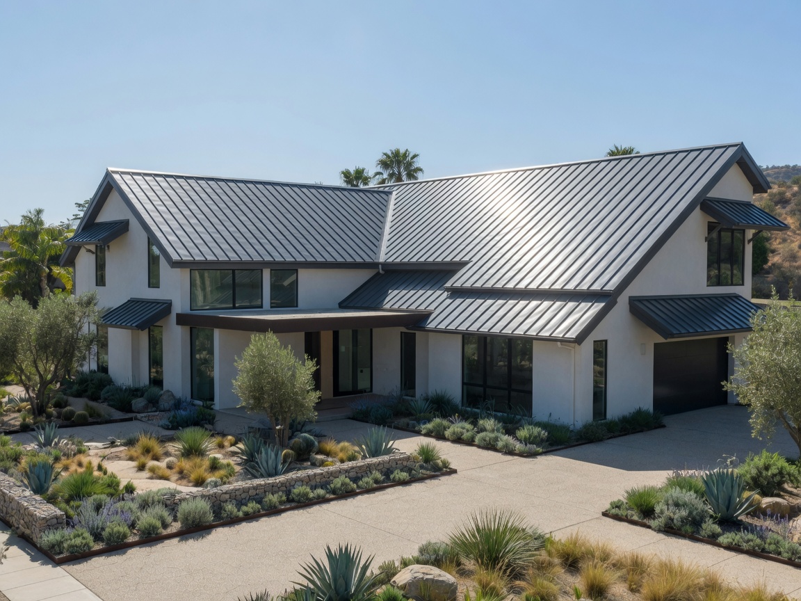 Metal roofing in Southern California